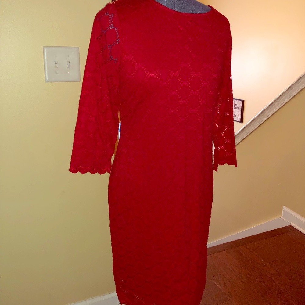 Red dress size 10